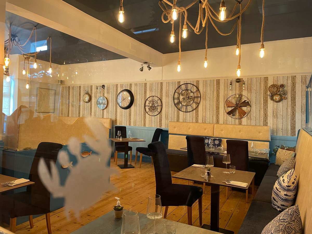Loving our new look ahead of tonight's reopening. Can't wait to hear what our lovely guests think of it. Huge thanks to the Crab House crew for all their hard work in getting everything cleaned, prepped and set-up ❤️🔪🍽️🐟🦐🦞🦀🦑🦪