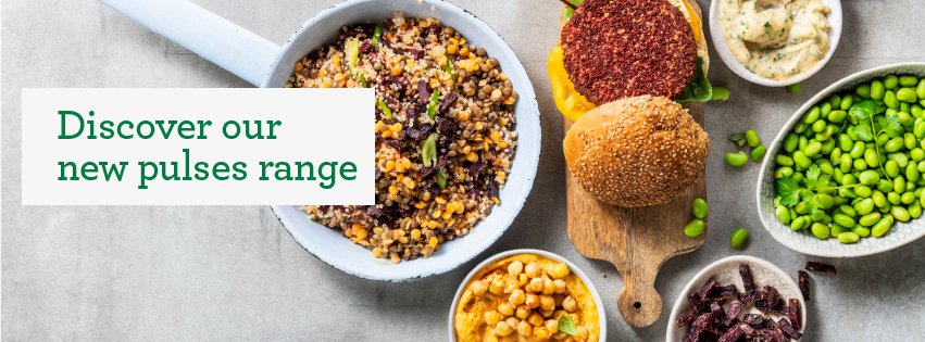 Did you know #pulses are the food of the future?
✔️ Highly #nutritious: low fat, high fibre, source of protein &amp; full of #vitamins
✔️ Excellent #meatsubstitute, ideal for #vegetarians, #vegans or #flexitarians
✔️ #Sustainable: low carbon &amp; water footprint
bit.ly/3gocorf