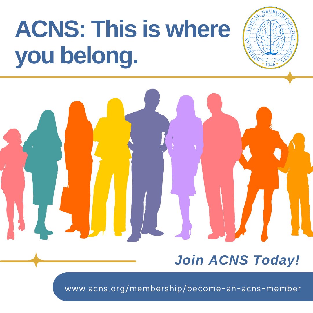 ACNS is the major professional organization in the US devoted to the establishment and maintenance of standards of professional excellence in clinical neurophysiology. Curious about our work? Curious about membership? Visit ow.ly/LOk550HKNoj to get more information!