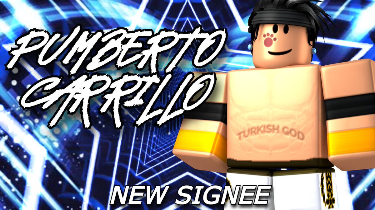 BWU_RBLX's tweet photo. BWU WOULD LIKE TO WELCOME 'THE TURKISH GOD', PUMBERTO CARRILLO! HOW WILL HE DO ON GMT GROUNDS? 

FIND OUT THIS TUESDAY, 9:00 GMT 4:00 EST! https://t.co/L377VDKhQN