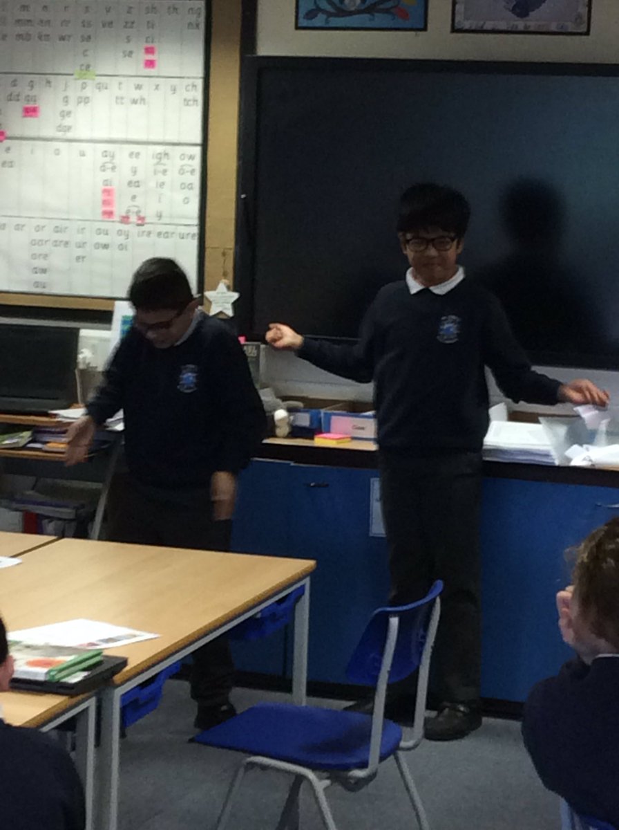 Y5_BBSM's tweet photo. Class 5T had a visit from Kate from St Helens Library this afternoon, who delivered a workshop as part of BASH (Book Awards St Helens). The children had fun playing charades based on characters and events from the books Kate had previously loaned to us. #sthelenslibraries https://t.co/7dejPIONbm