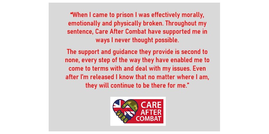 We were pleased to hear this veteran we supported over the last two years has completed a training course sourced by Care after Combat and secured his first job post release. He has worked hard to get to where he is. Congratulations to him. #armedforces #armedforcescommunity