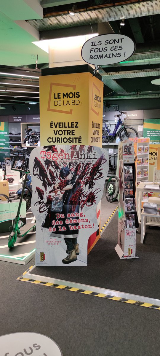 mangaparnasse's tweet photo. Un très bon manga d action cette semaine dispo a la Fnac Montparnasse @EditionsKana https://t.co/Ry0p8yZ7sb
