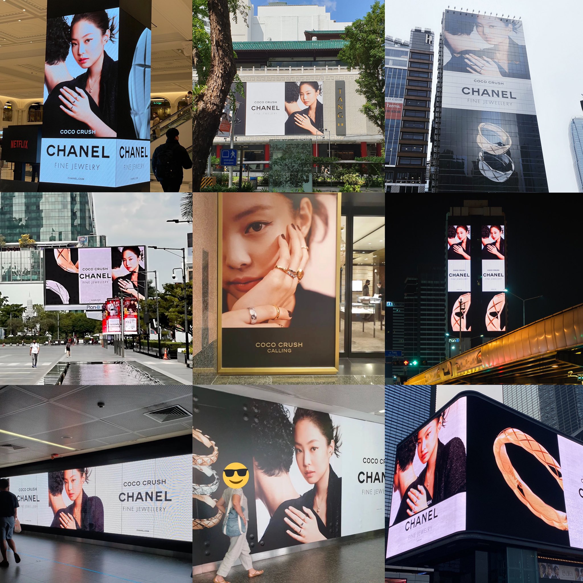 for jennie & rosé on X: Promotional Billboards/Screens of #JENNIE Coco  Crush campaign around the world: — Dubai — Hong Kong — Macau — New York —  Paris — Singapore — South