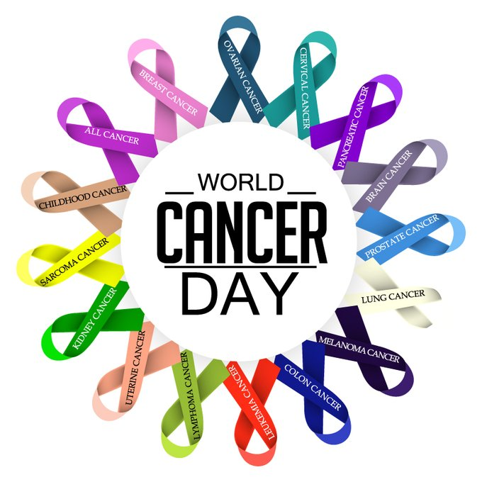 MustardTreePlym's tweet photo. World Cancer day.💙💛❤️💜💚
Today we celebrate World Cancer Day, a day that unites people to raise awareness of cancer: take action and to encourage its prevention, detection, and treatment. https://t.co/4pSK73Hdth