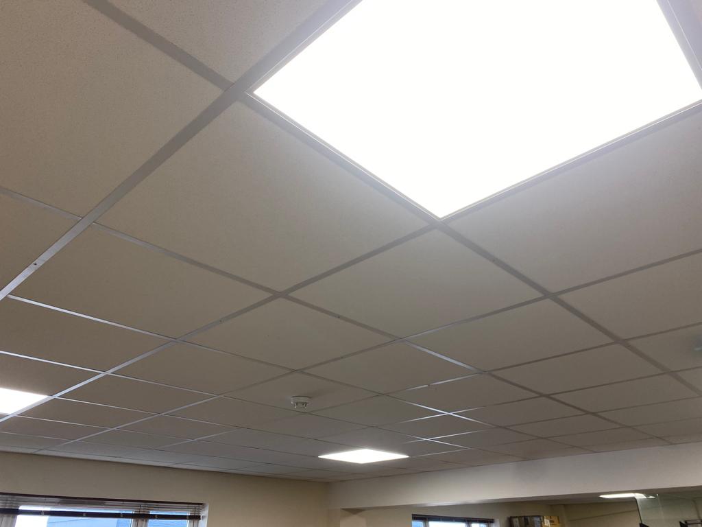 Still impressed how these LED panels improve the look of an office.
#electrician