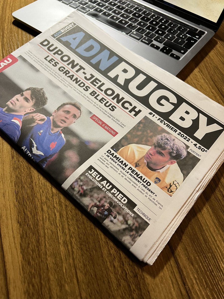 Un nouveau magazine de rugby = une excellente nouvelle pour l’exposition de notre sport favori ! Longue vie à <a href="/ADNRUGBYMAG/">ADN RUGBY MAG</a> !