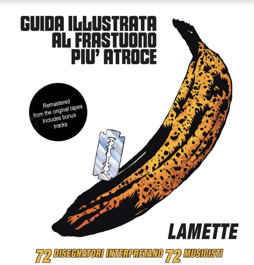 RadioQuar's tweet photo. Alle 15.00 il consueto appuntamento con #NuvoletteDiNote; oggi @alino_fumetto dedica uno speciale alla "Guida illustrata al frastuono più atroce", seminale volume di #LametteComics a cura di Simone Lucciola e Rocco Lombardi, in una puntata tutta punk-hardcore. https://t.co/BSHybyqfD7