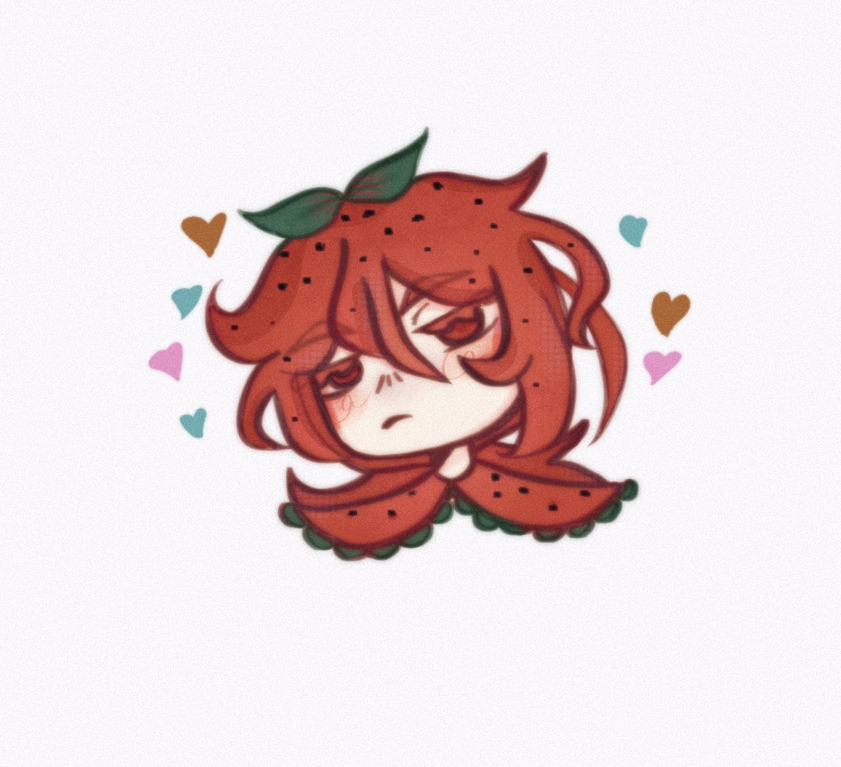 ESSYZZZAI's tweet photo. strawberry #Diluc from #原神 https://t.co/4U2HXR3ZBC