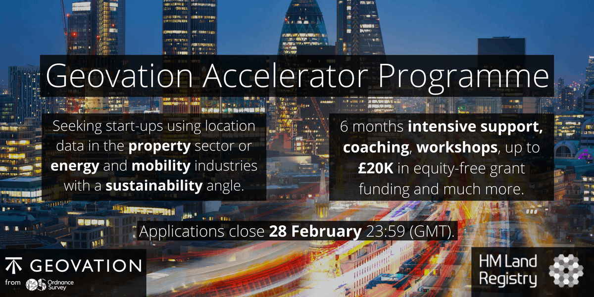 Geovation's tweet photo. Currently on our #AcceleratorProgramme, @UrbanRandD said "The Geovation Accelerator Programme has given us the opportunity to learn and grow as business leaders so we can be the ones to steer this initiative towards scalable and sustainable growth."

👉 https://t.co/T6N3rZmPd6👈 https://t.co/ES6njbQqGV