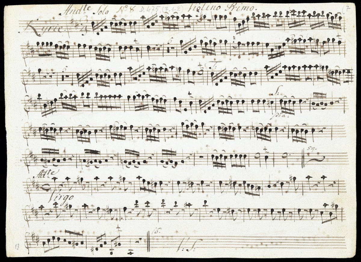 GaEstensi's tweet photo. Our #EstenseDigitalLibrary is full of #music!🎻
These are the Litaniae of the musicologist, composer and violinist Joseph Riepel, who lived in the 18th century 👇
https://t.co/rvcZhNxvex
And here is a page of sheet music for the first violin, who wants to try their hand at it? https://t.co/IGOF7Cdp4f