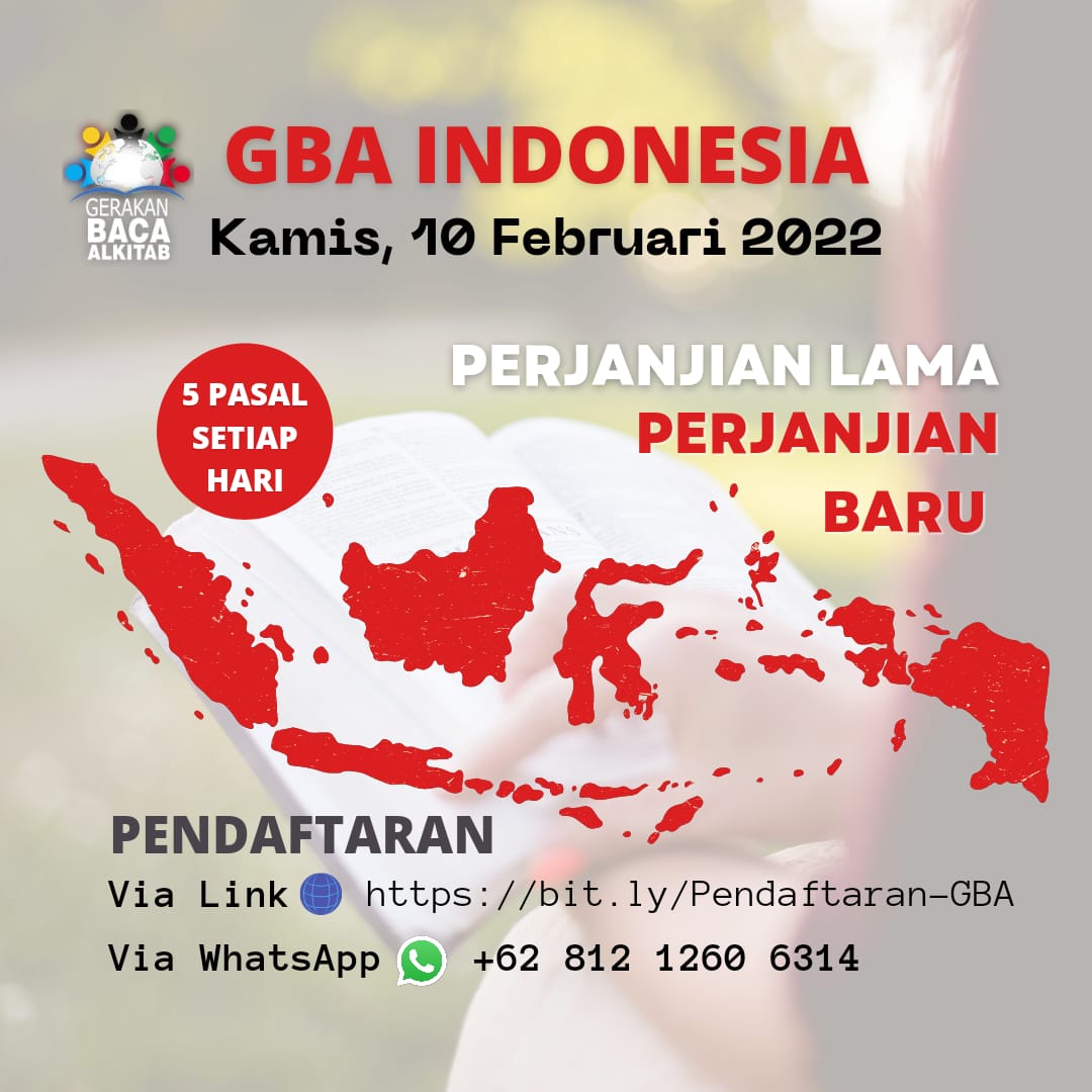 gbacenter's tweet photo. 🇮🇩 TELAH DI BUKA GBA #INDONESIA  🇮🇩
untuk semua #Kota &amp; #provinsi;
📖 Perjanjian Lama/Perjanjian Baru
🗓️ Kamis, 10 #Februari 2022!
.
Daftar segera dengan mengunjungi LINK di bawah ini  👇
���� https://t.co/zaK6scjvnx 
atau melalui nomor #WhatsApp
📲 +62 812-1260-6314  
#gbacenter https://t.co/yC1m9jzQa2