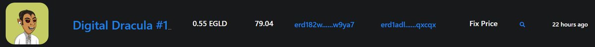 🚨 New ATH alert 🚨
Digital Dracula #101 resold for a nice 0.55 $EGLD yesterday!
That's almost 3x the mint price!

Well done, vamps! 🧛‍♂️🚀
