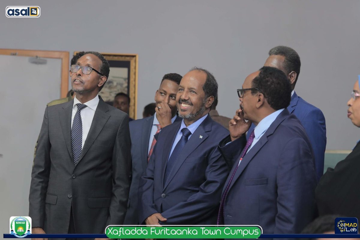 MoDugoow's tweet photo. It was indeed a special privilege & pleasure to attend & deliver my speech on behalf of @SIMADAlumni at the grand opening ceremony of the new @SIMADUniversityโs town campus & @SIMADiLab. Congrats ๐ to @Dahirhasan and all #SIMADFamily members for this great achievement. #Somalia https://t.co/P7aN4yuXQJ