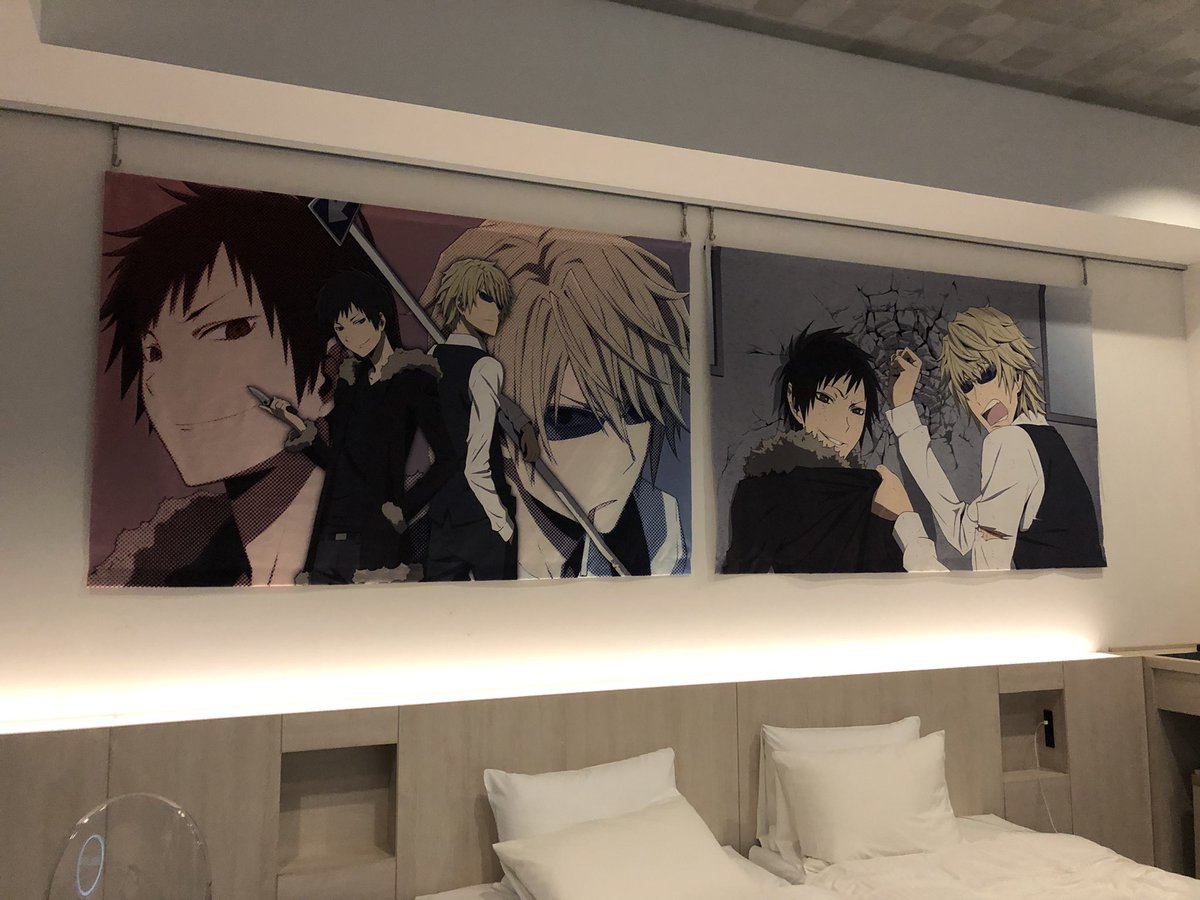 ko_24_hi's tweet photo. とにかくとっても楽しかったです！！
お部屋に入った瞬間お二人が迎えてくれてもう幸せで、非日常を���喫しました💕
ディナーは作品をイメージしたメニューになってて、どれも美味しかった😋
次回があることを期待してます！
#デュラホテル https://t.co/H02VikJ6Ps