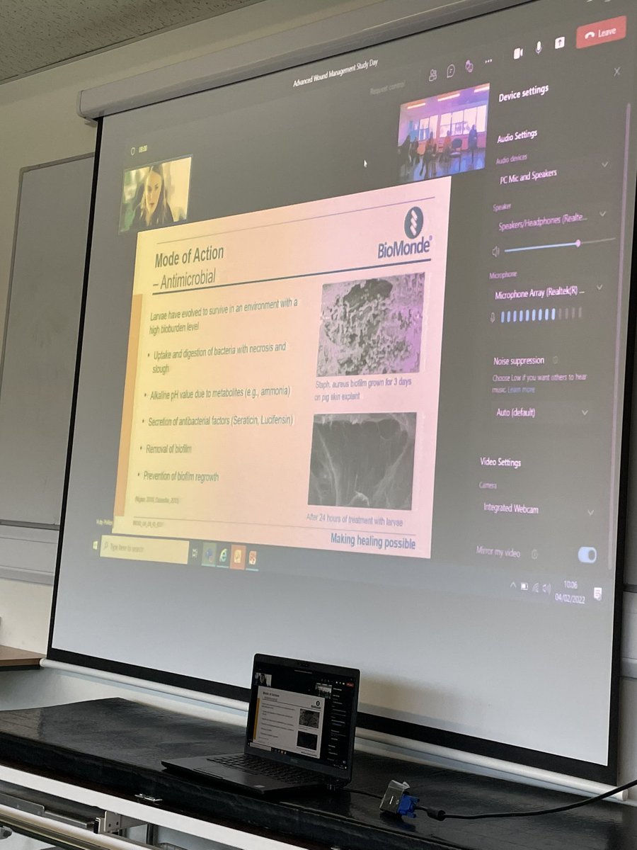 TVNGHNHSFT's tweet photo. Face to face Advanced Wound Management teaching day covering VAC, PICO and Larvae.  Theory this morning with lots of practical sessions this afternoon so staff can have hands on experience of the dressing systems we have in available @gloshospitals @ClaireTissue https://t.co/aBYw05Qzar