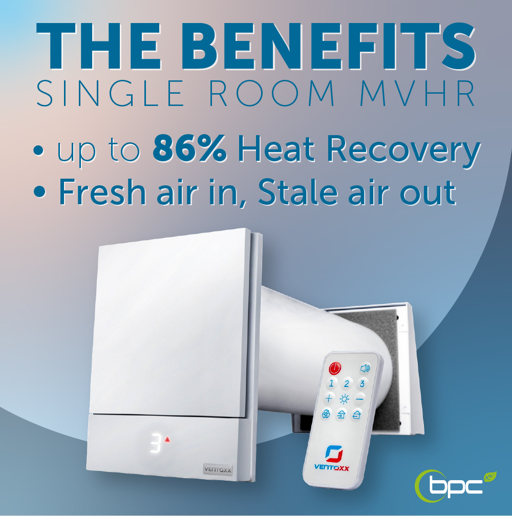 BPC Ventilation u0026 Vacuum on X: 𝗦𝗶𝗻𝗴𝗹𝗲 𝗥𝗼𝗼𝗺 𝗠𝗩𝗛𝗥 - 𝗧𝗵𝗲  𝗕𝗲𝗻𝗲𝗳𝗶𝘁𝘀 ✓ There are numerous benefits for having a single room MVHR  system in your home! 😀 Order our newest product,