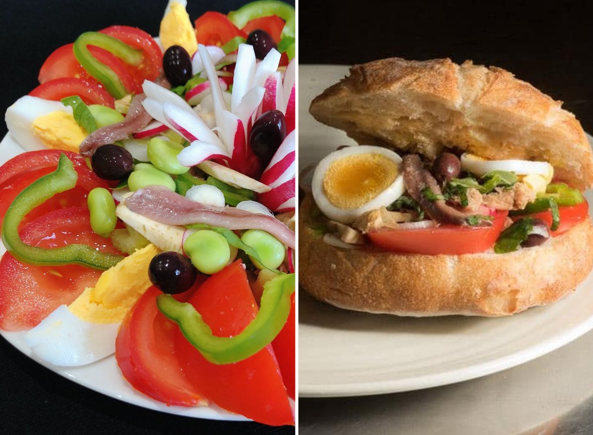 nicerendezvous's tweet photo. 🔴⚫️ "Nos spécialités culinaires traditionnelles sont enviées aux quatre coins du monde. Mais il n’est pas rare de les voir dénaturées avec des versions parfois très… farfelues" via @NicePresse @AlexChavance
↪️ https://t.co/IuHJndC4jN #CuisineNiçoise #NRDV #NiceFrance #NiceFR https://t.co/KfMHNo2mDM