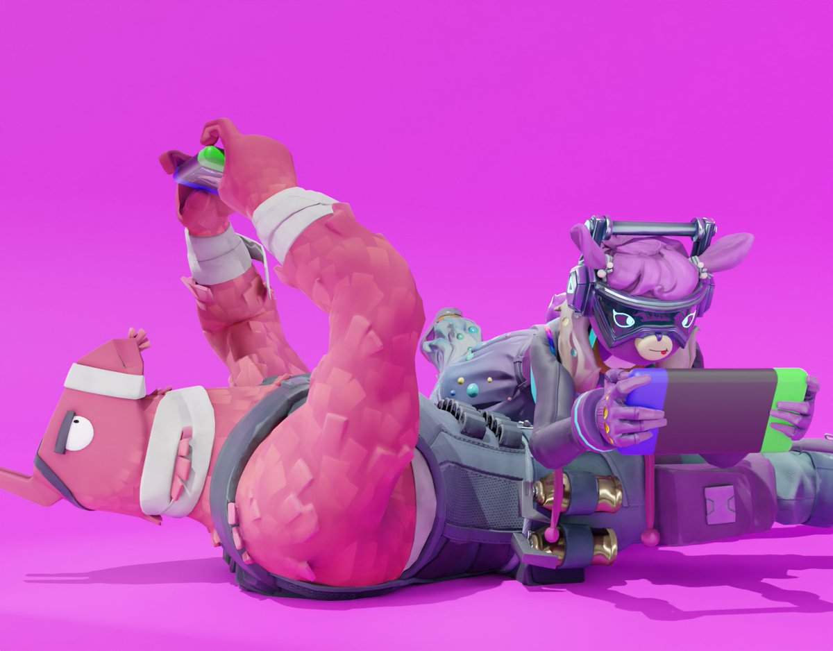 The_Real_Bop's tweet photo. "Game time"
Ok I did probably did deserve that... ( I was messing around with him, hehe)
#blender #Blender3d #Fortnite #FortniteArt #FortniteFlipped https://t.co/E4gch0O4bP