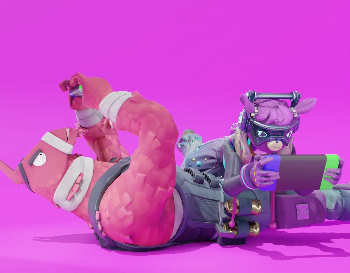 The_Real_Bop's tweet photo. "Game time"
Ok I did probably did deserve that... ( I was messing around with him, hehe)
#blender #Blender3d #Fortnite #FortniteArt #FortniteFlipped https://t.co/E4gch0O4bP
