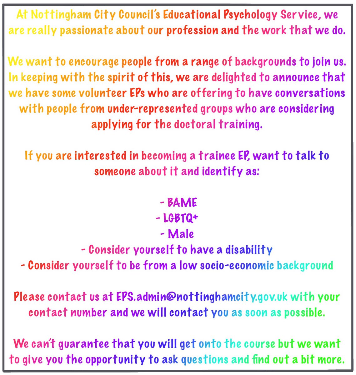 nottm_eps's tweet image. Aspiring EPs from underrepresented groups, remember we are here if you fancy a discussion and want to find out more about what we do! #TwitterEPS