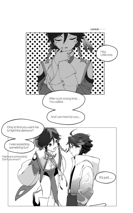 [3]
#xiaoven 
End of this part of the AU. 
Sorryyyyy for the bad reading experience🥲 