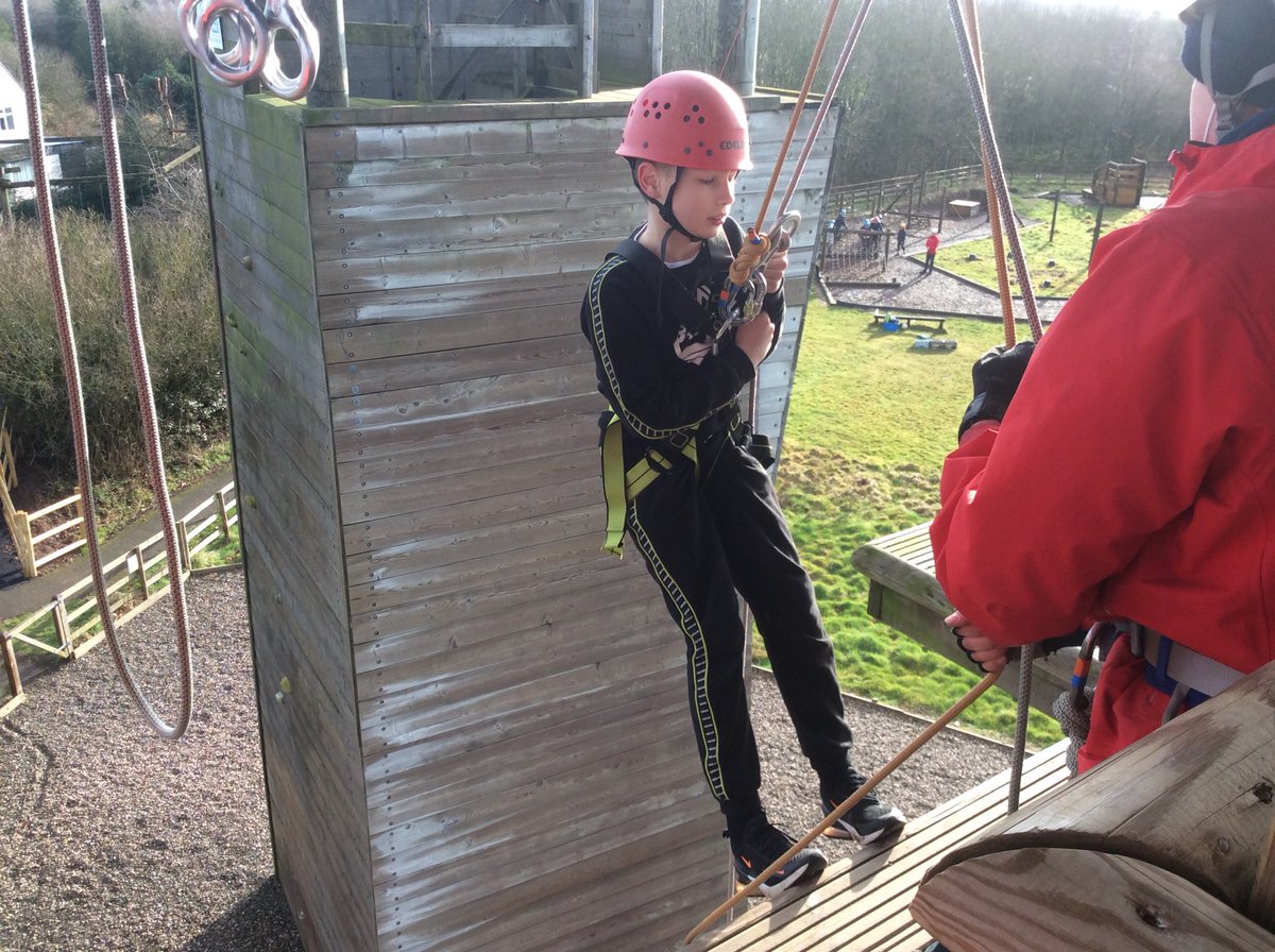 MissCopestake's tweet photo. Abseiling time for group 5.... we’ve got this! @uplandsmanor @RoddisMiss @ACUKPioneer https://t.co/vutjKRu7BW