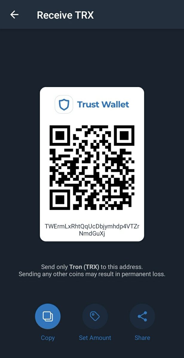 cryptoxfolio's tweet photo. @STERLING9798 TWErmLxRhtQqUcDbjymhdp4VTZrNmdGuXj https://t.co/8cTAtifXTd