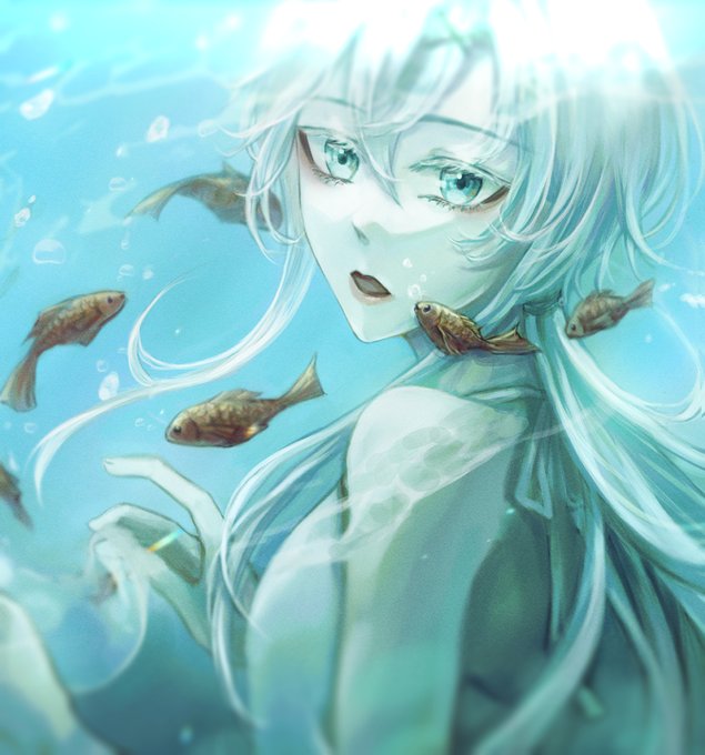 水中のtwitterイラスト検索結果