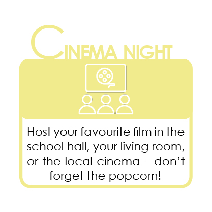 C is for Cinema Night!

Host your favourite film in the school hall, your living room, or the local cinema – don’t forget the popcorn!

Start your #favelafebruary fundraising page at justgiving.com/thefavelafound…

#volunteer #donate #nonprofit #charity #fundraise #brazil #favelas
