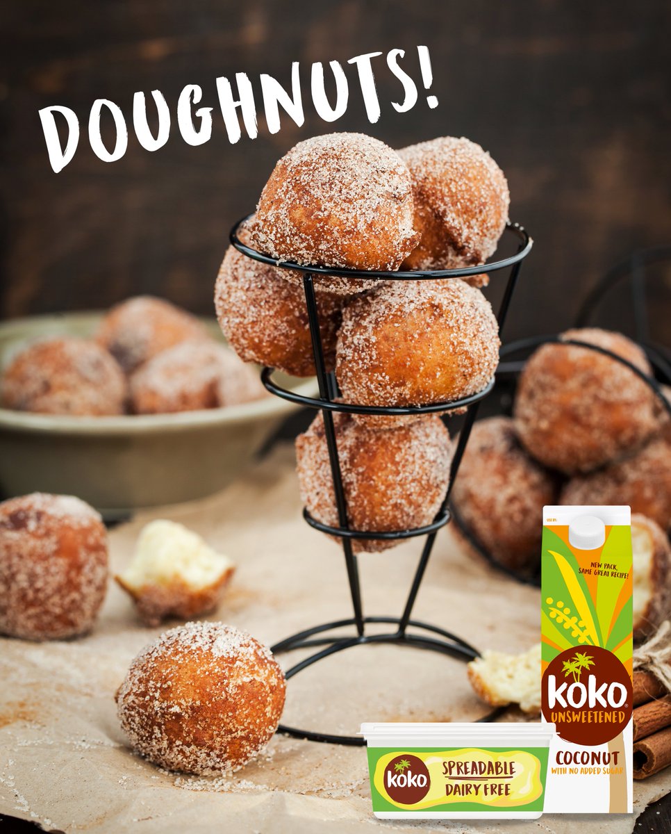 Think doughnuts might be too hard to make? We promise you, these are as easy as they are tasty!

kokodairyfree.com/recipes/mini-d…

#vegan #dairyfree #plantbased #coconut #milk #veganmilk #dairyfreemilk #plantbasedmilk #plantmilk #coconutmilk #koko #recipe #veganrecipe #dairyfreerecipe