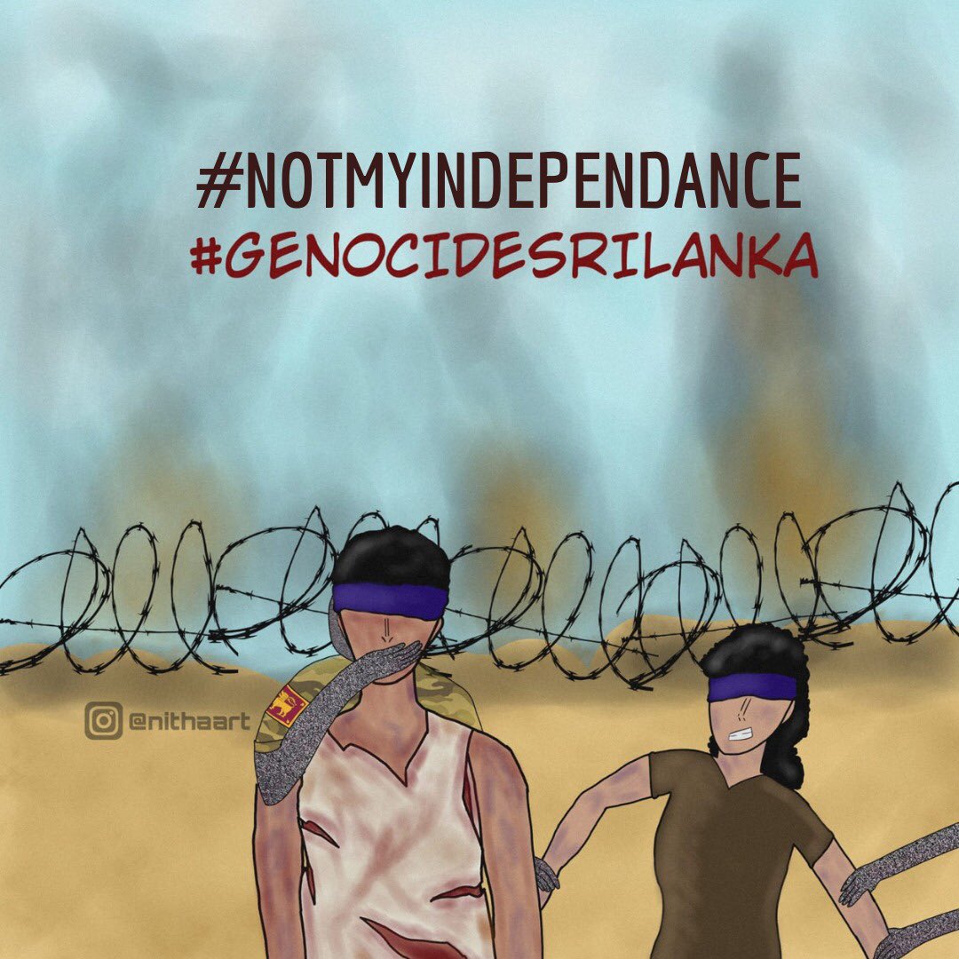 Sanjee05's tweet image. #BlackDay4Tamils #feb4 #independenceSL #Srilanka stop #Genocide against #Eelam #tamils #lka #genocide_SriLanka #notmyindependence