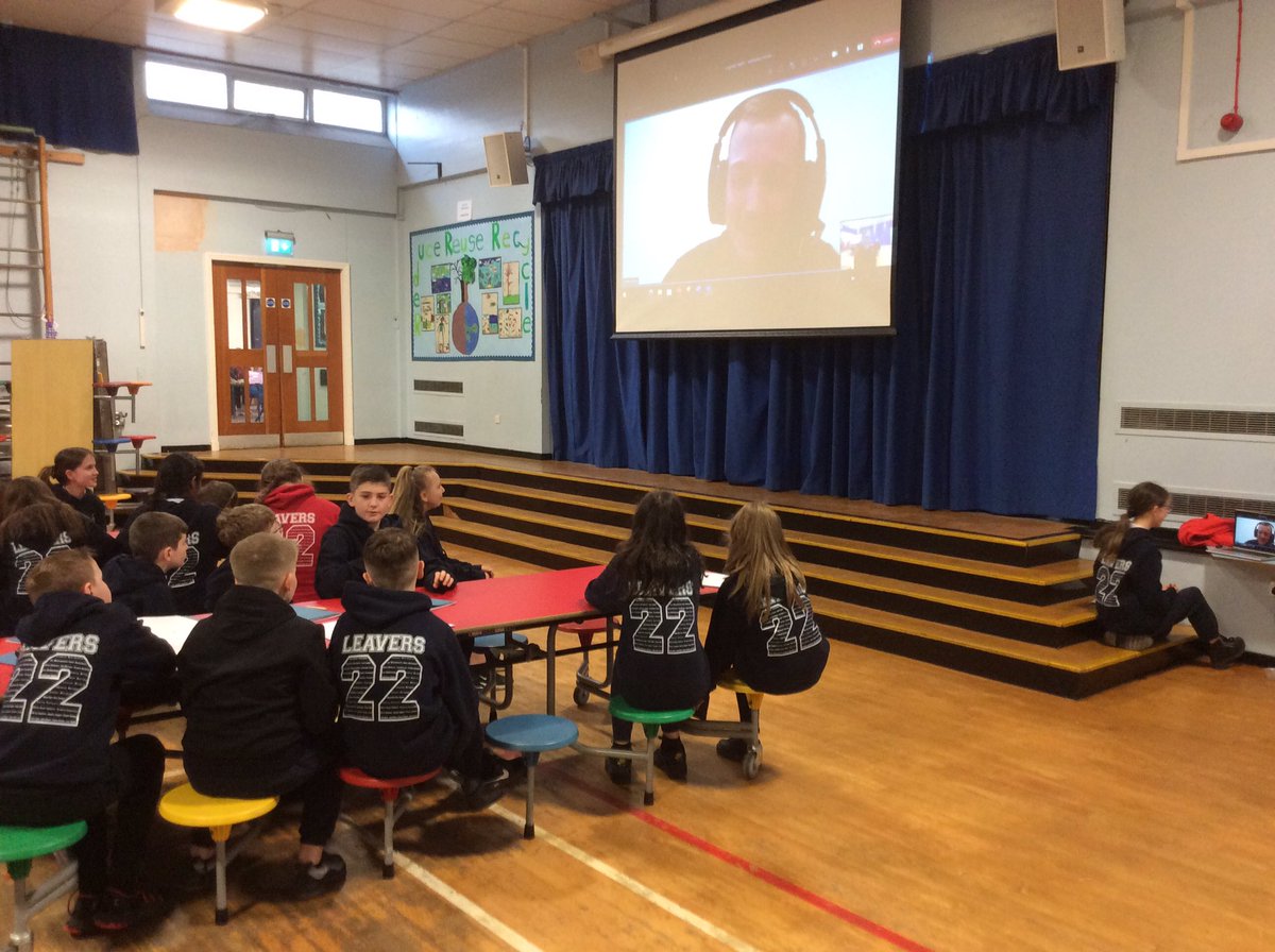 Rashielea_PS's tweet photo. P7a watched a presentation from a Rolls-Royce engineer. We learned about how an aircraft engine works and all the processes involved in building one! We’re feeling inspired to get into engineering! 😃✈️🔧⚙️ @ScotSTEMAmb @STEM_Ren @primaryengineer #SAISWeek https://t.co/fueTLyCTWl