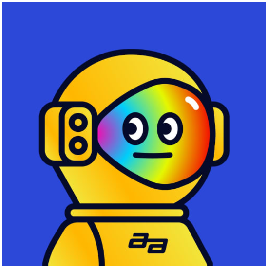 @geminicadet meet Awkward Astronaut #263! he looks a bit, mmm, nervous, yes? Wonder what in blue blazes he has found in out in the wild frontier of the intraverse!!! #GeminiCadet