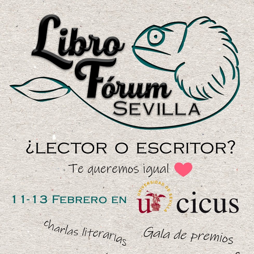xsuihz's tweet image. *MODO FANGIRL ON* #LibroForumSevilla