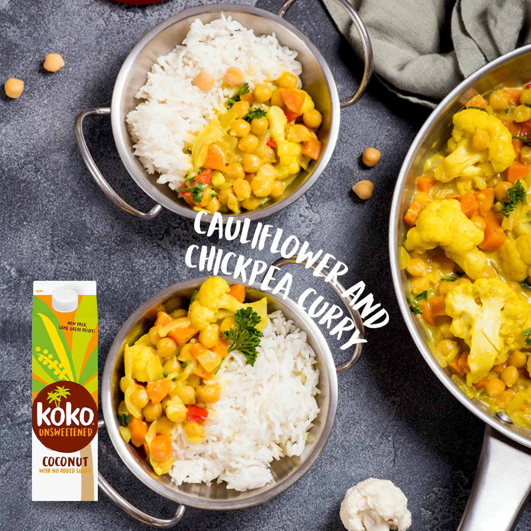 This delicious coconut curry is light, packed full of flavour &amp; it's a perfect dish to wow your partner this Valentine's Day

kokodairyfree.com/recipes/caulif…

#vegan #plantbased #coconut #veganmilk #dairyfreemilk #plantbasedmilk #plantmilk #coconutmilk #veganrecipe #coconutrecipe