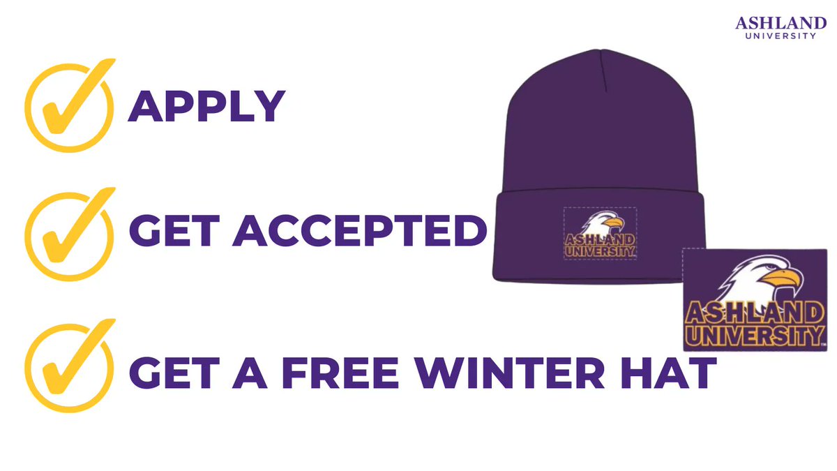 Ashland Univ. Admissions tweet media