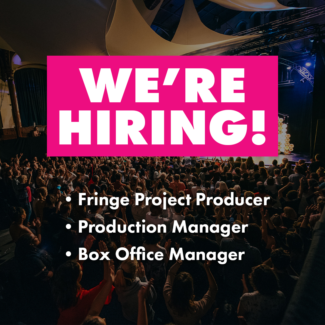 Gildedballoon's tweet photo. Be a part of the action this Summer! We’re on the lookout for talented, passionate people to join our team and help us deliver this year's Fringe ✨

Find out more and apply here: https://t.co/wF96gENfTb https://t.co/pzpG8JdA5J
