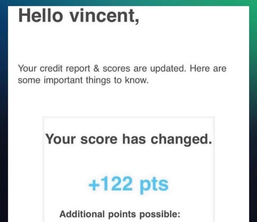 CHRISTO42923874's tweet photo. Huge congratulations 🎉  to Vincent on his +120points increased 💪🏾🏆✅ 

Let me help you get closer to being approved with the Credit Scores You Need.✅
Text "credit repair" to 786-879-5411 for more INFO‼️

#creditrepair #financialservices https://t.co/uNfGcN0MI7