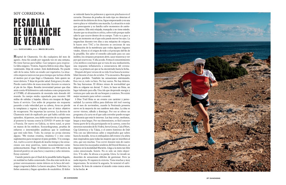 El pasado verano <a href="/SioAroa/">Aroa Sio Recknold 🦸‍♀️</a> lo pasó muy mal. Me alegraré inmensamente de todo lo bueno que le ocurra. Se lo merece más que nadie. Os cuento su historia en el número 33 de <a href="/soycorredor_es/">CORREDOR\</a> que ya está en quiosco.