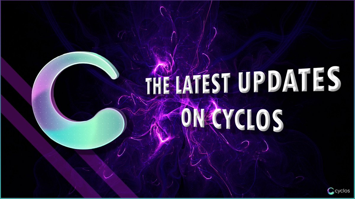 Check out our latest update as we continue to improve our Concentrated Liquidity Market Maker and what lies ahead in the coming weeks. 

👇👇👇

medium.com/@cyclosfinance…

ALSO if you are interested in joining our ambassador campaign, fill out the form in the article 🤌