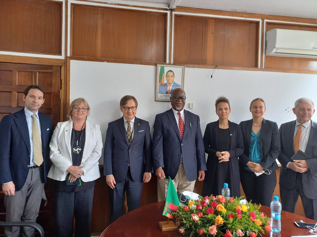 Ministry Of Lands- Zambia (@landszambia) on Twitter photo Govt nods European Union support in land governance and Natural Resources
<a href="/GermanyinZambia/">German Embassy ZAM</a> , <a href="/SwedeninZM/">Sweden in Zambia 🇸🇪</a>,<a href="/ItalyinZambia/">Italy in Zambia</a> ,<a href="/PirjoSuomela/">Pirjo Suomela-Chowdhury</a> , <a href="/frenchembassy/">French Embassy</a> ,<a href="/EU_Commission/">European Commission</a> Govt nods European Union support in land governance and Natural Resources
<a href="/GermanyinZambia/">German Embassy ZAM</a> , <a href="/SwedeninZM/">Sweden in Zambia 🇸🇪</a>,<a href="/ItalyinZambia/">Italy in Zambia</a> ,<a href="/PirjoSuomela/">Pirjo Suomela-Chowdhury</a> , <a href="/frenchembassy/">French Embassy</a> ,<a href="/EU_Commission/">European Commission</a>