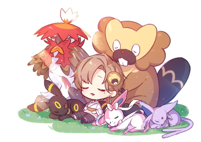 おやすみ💤 #かな絵 