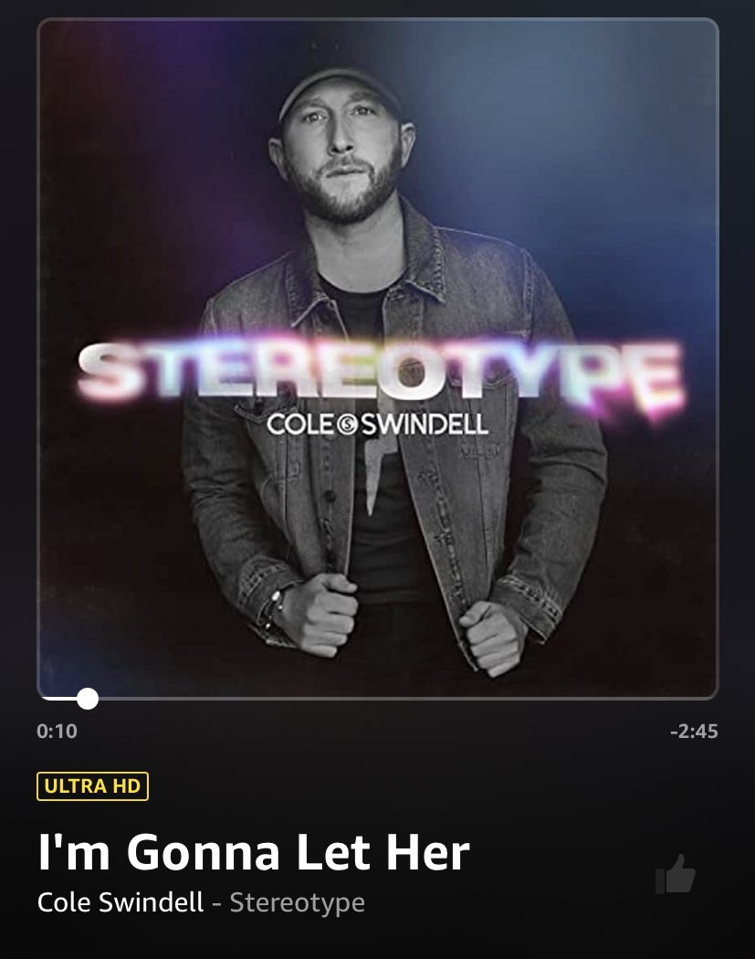 Have this song on repeat this morning ⤵️

Good stuff <a href="/coleswindell/">Cole Swindell</a>!