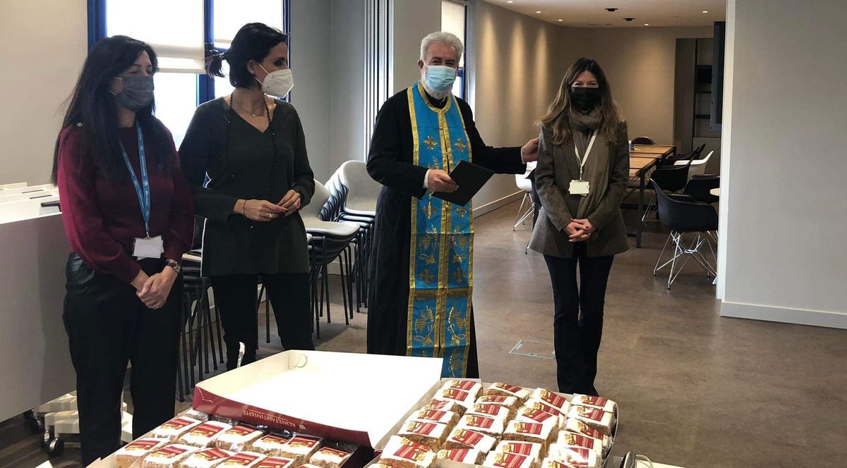 Earlier this week, our Athens office hosted their annual “Vasilopita Cutting” to welcome 2022 and bring a ray of hope and light into the year ahead. 

Congratulations to Jenny Anastasopoulou, Eleni Stylianou and Constantinos Terzis for winning this year’s lucky coins! https://t.co/VbLNtXz0oh