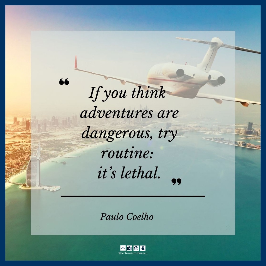 Travel Quote

I think we have all had a little too much routine, it’s time to plan an adventure.

#thetourismbureau #travelagent #travelagency #travelplanner #travelprofessional #plannowtravellater #traveltheworld #lovetotravel #timetotravel #wanderlust #bookthetrip