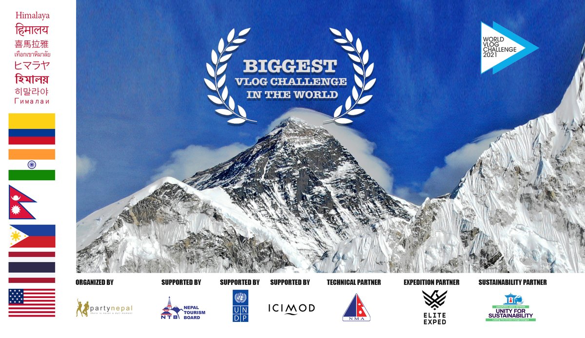 UNDPNepal's tweet photo. VLOG from the Everest!
Thrilled to join young vloggers to raise awareness on climate change impact via ‘World Vlog Challenge’. It was org at Everest basecamp in which 11 vloggers from 6 countries trekked 10 days along Khumbu region. https://t.co/r76uGRb9jc
https://t.co/lUF6TjYmQz https://t.co/IYjwYmMsI3