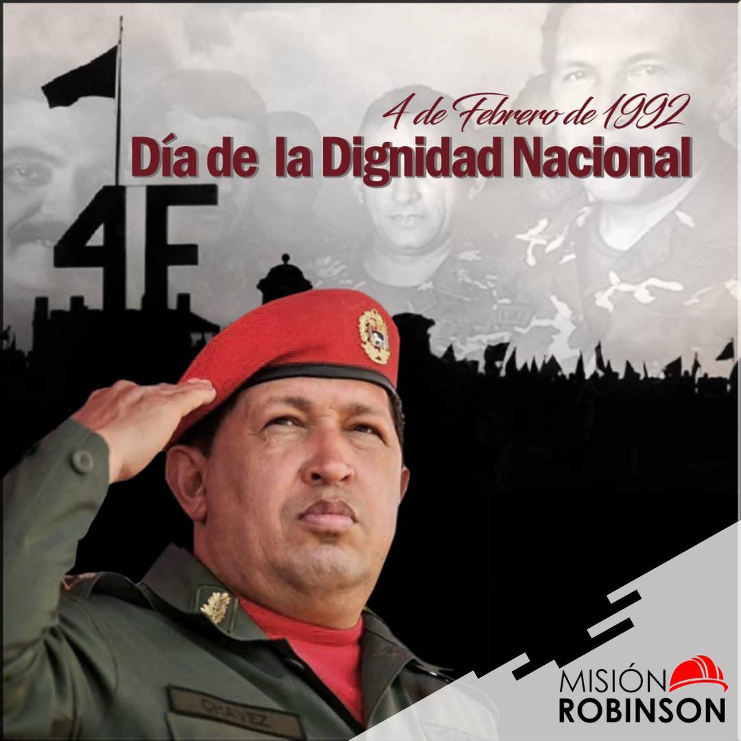 RobinsonSucre's tweet photo. #04Feb de 1992. Día de la dignidad. Un "Por Ahora" que se convirtió en un para siempre.
30 años de historia y #RebeliónPermanente 

@NicolasMaduro 
@_LaAvanzadora 
@Sociabolivarian 
@GPintoVzla https://t.co/3ax8M67Rst