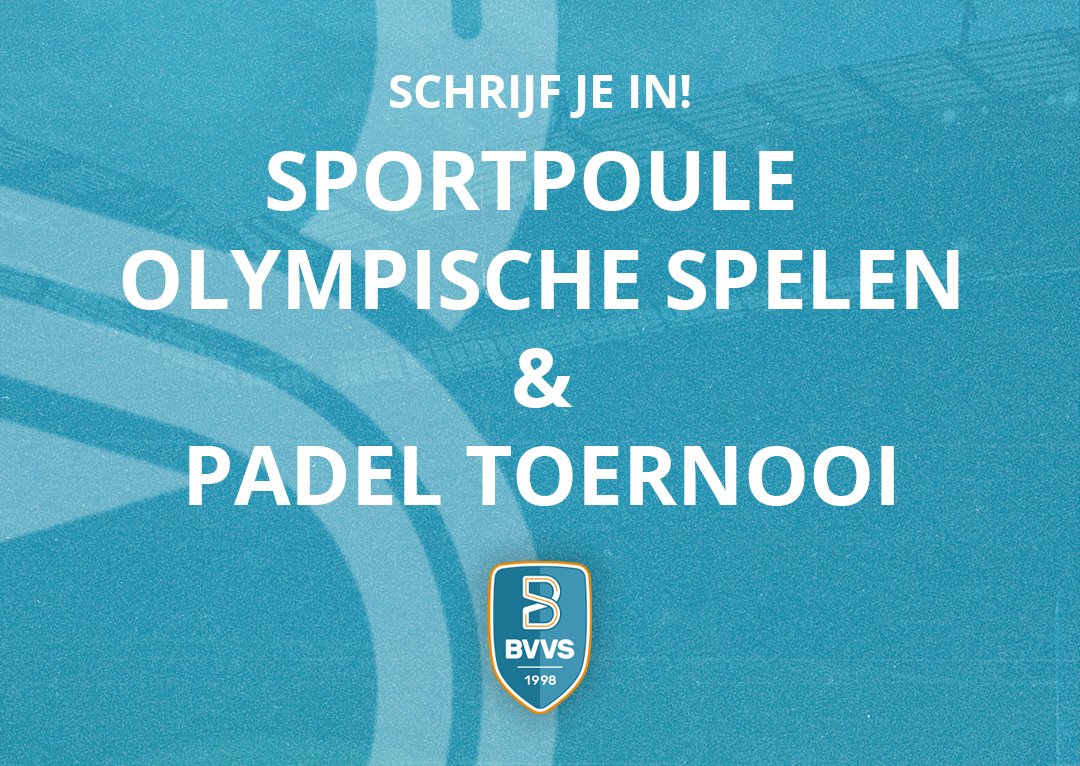 Schrijf je nu in voor de Olympische Spelen Sportpoule en het padel toernooi op vrijdag 18 februari!🔥

mailchi.mp/b5916b5fe7ac/o…

#BVVS