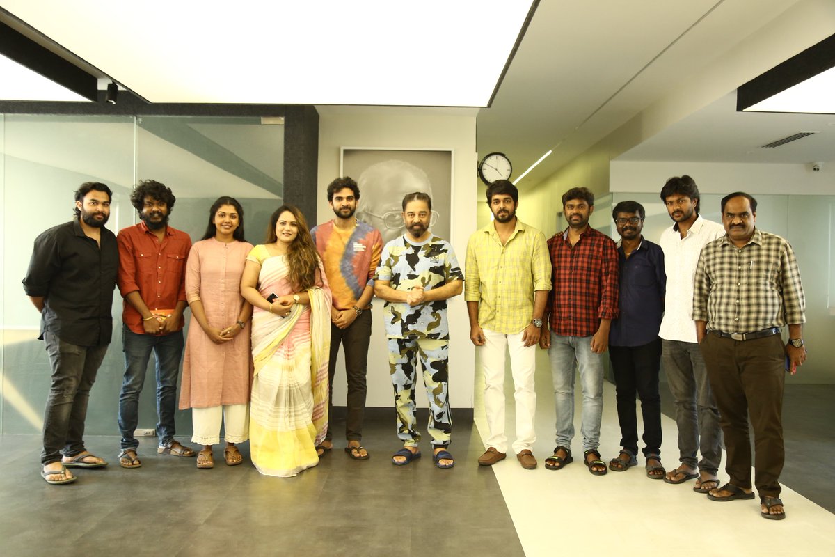 Thank you so much kamal sir for calling our team &amp; appreciating for #SilaNerangalilSilaManidhargal 
<a href="/ikamalhaasan/">Kamal Haasan</a>